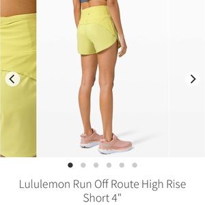 Lululemon Run off route shorts